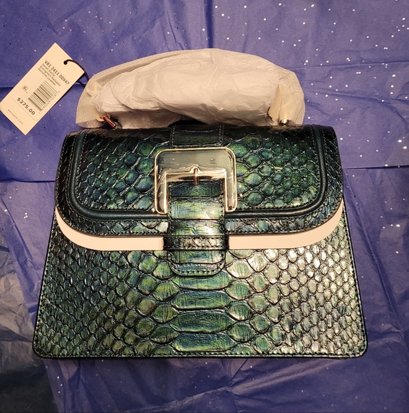 Brahmin Sm Hallie Evergreen Kalopsia NWT Women's Satchel - Picture 1 of 16